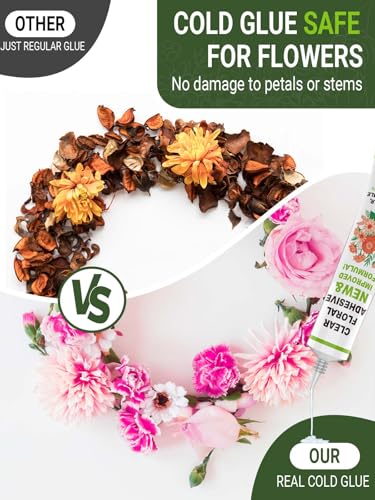 1 Pack 50g Floral Adhesive Floral Glue for Fresh Flowers Corsages Boutonnieres Wristlets Fast Drying Waterproof Liquid Adhesive
