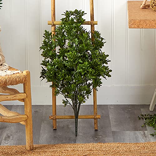 Nearly Natural 2.5ft. Tea Leaf Artificial Plant UV Resistant (Indoor/Outdoor)