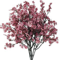 Mandy's 6 Bundles Artificial Dusty Pink Baby’s Breath Flowers | 18.5 Inch Silk Gypsophila European Style Modern Home Decor Centerpiece Neutral Wedding Flower Arrangements - color: Dusty Pink