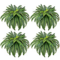 CQURE 45" Fake Ferns Artificial Plants Large,Set of 4 Artificial Boston Ferns Hanging Fake Plants for Outdoors Planter Home Garden Decor,60 Branches - size: 45'' 60 leaves-4pcs