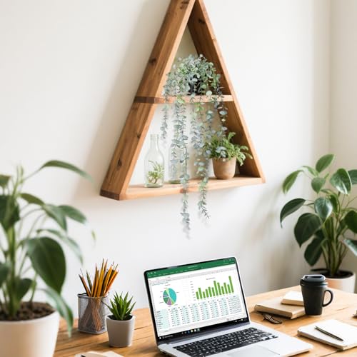 Clearain 1pcs Fake Hanging Plants, Artificial Small Potted Plants, Mini Faux Succulent Plant for Indoor Outdoor Aesthetic Office Living Room Shelf Home Decor (Eucalyptus leaves-1pcs) - color: Eucalyptus Leaves-1pcs