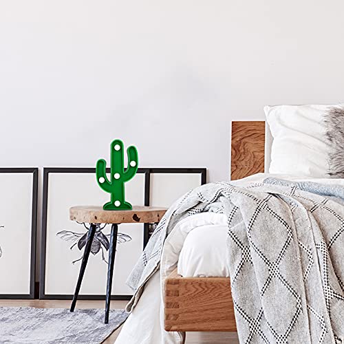 Kathfly 8 Pcs LED Cactus Light Cactus Centerpiece for Table Mexican Lamp Decor Table Party Decoration Mexican Theme Birthday Party Night Lamp for Home Garden Cinco De Mayo Decor(2.76 x 4.72 x 0.98 In) - size: 2.76 x 4.72 x 0.98 In