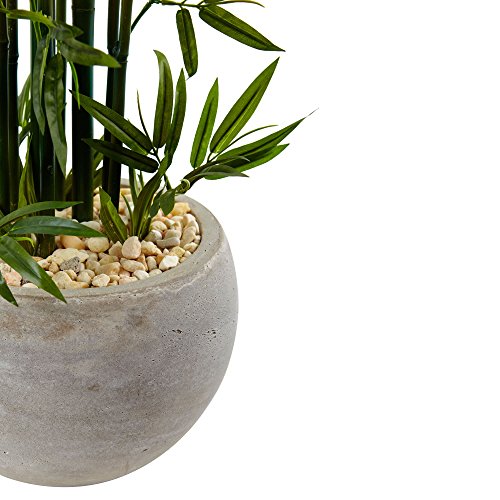 Nearly Natural 4ft. Bamboo Artificial Tree in Sand Colored Bowl