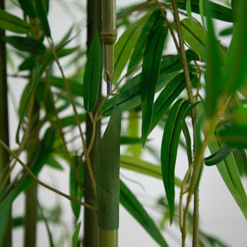 Nearly Natural 9ft. Artificial Green Bamboo Tree - size: 9ft