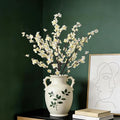 4Pcs Artificial Cherry Blossom Branches Decor, 37.6Inch Faux Spring Summer Flowers, Realistic Long-Stem Artificial Flow Stems for Wedding, Vase Filler, Home, Office Decor, Table Centerpieces (White)