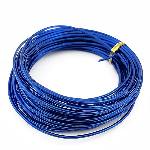 Aluminum Wire, 9 Gauge, Royal Blue, 11 Yards, Craft Wire - color: Royal Blue, size: 9 Gauge