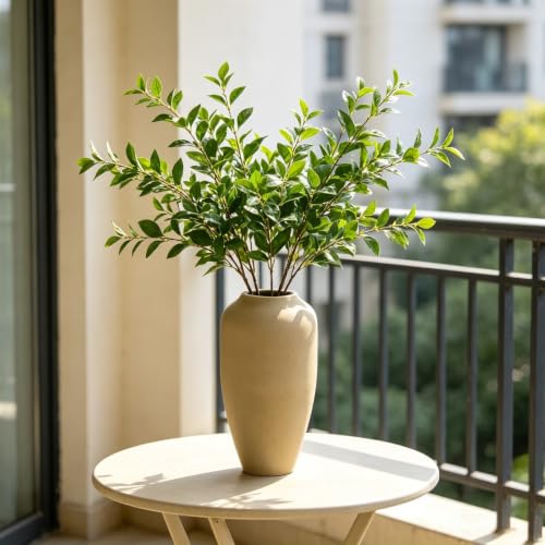 Hosley 11 in High Brown Metal Vase, Ideal for Dried Flowers Gift for Floral Arrangements Wedding Home Spa Votive Candle Gardens - color: Brown