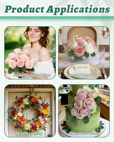 100 Pack Artificial Large Hydrangea Leaves Green Plastic Fake Leaves Stem for DIY Crafts Artificial Hydrangea Leaves Stem Two Sizes 4.3x6.7 Inch 3.5x5.5 Inch for Wedding Bouquets Home Decor