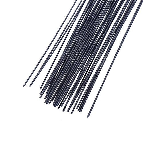 Decora 20 Gauge Black Floral Wire 16 inch,50/Package - color: Ad054s6p50f