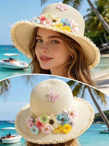 rongflower Mini Artificial Flowers for Crafts, 45 Pcs Bright Color Silk Fake Flowers Assorted Faux Roses Peonies Daisies Bulk for Wedding Decor Gradua - color: Bright Color