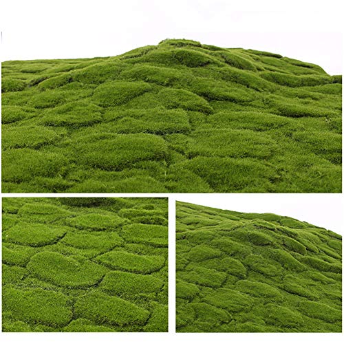 Artificial Moss Grass Turf Lawn,39inch DIY Artificial Grass Rug for Wedding Home Backyard Balcony Terrace TV Wall Indoor Outdoor Decor - color: Bulging