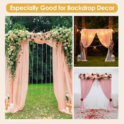 5.2 * 6.56 FT Metal Backdrop Frame Stand, Wedding Decor Flower Arbor Stand, Balloon Arch Backdrop, Golden - size: Single Arched