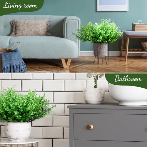 Zeyune 40 Bundles Artificial Grass Plants Outdoor UV Resistant Faux Grass Fake Bushes Plastic Greenery Shrubs Bulk Arrangement for House Outdoor Indoor Decoration Front Porch Window (Artisitic) - color: Artisitic