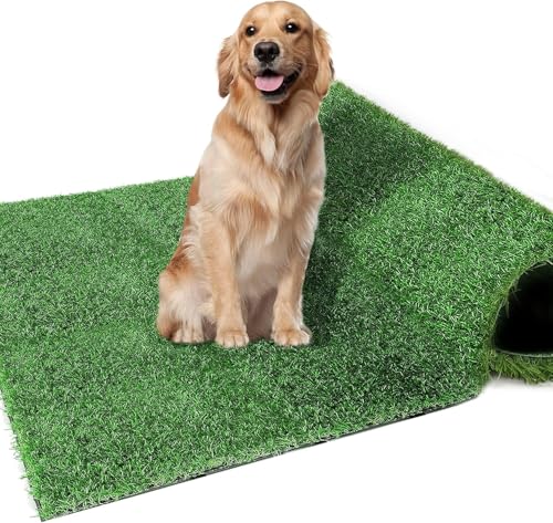 59.5 x 39.5 in Dog Grass Pad, Extra Large Artificial Grass Turf Mat, Fake Grass for Large Dog Potty Training Indoor Outdoor Balcony Patio Lawn Decoration - size: 59.5 x 39.5 Inch (Pack of 1)