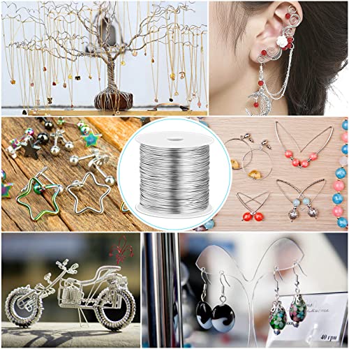 cridoz 24 Gauge Stainless Steel Wire for Jewelry Making, Baling Wire for Wrapping, Craft and Jewelry Making - size: 24 Gauge