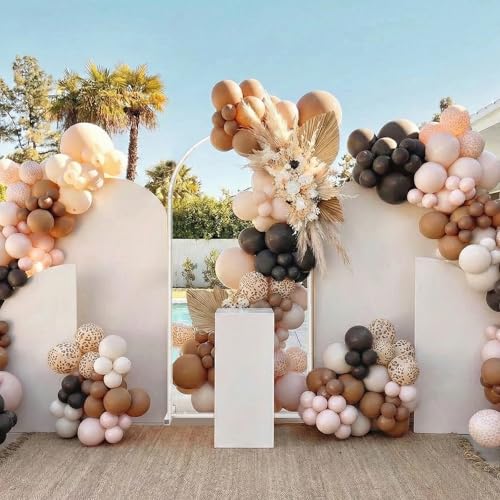 6FT Metal Wedding Arch Backdrop Stand,Stable Wedding Arch Frame for Wedding Ceremony Birthday Party Baby Shower Graduation Anniversary Floral Decoration,White - size: 6x2.6FT White