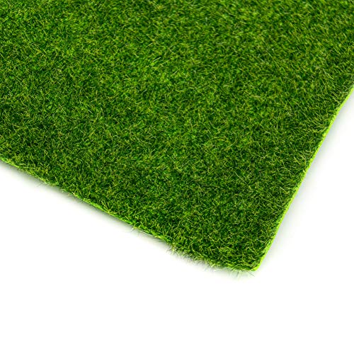AUEAR, Artificial Garden Grass Life-Like Lawns Squares Fake Fairy Mats Turf Patch Ornament Decoration (3 Pack, 12"x12") - color: 12"x12", size: 3 Pack