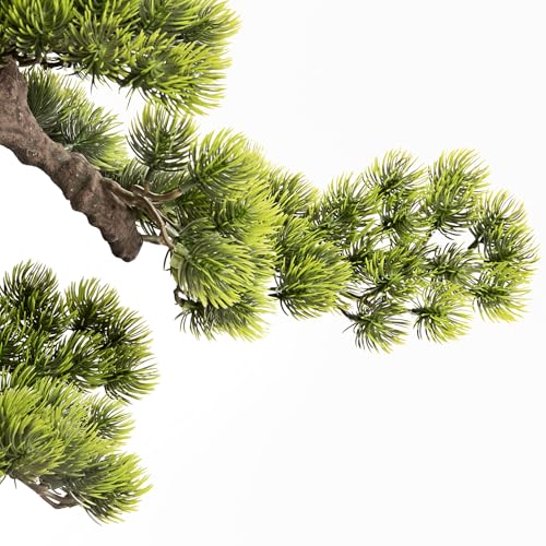 Artificial Bonsai Plant, Large Faux Juniper Plants 20 inch, Faux Potted Pine Plants Indoor Decor for Office Desk Home Table, Greenery Desktop Bonsai Tree for Room Decorations, Tall 20" - style: B-Bonsai (20 Inch)