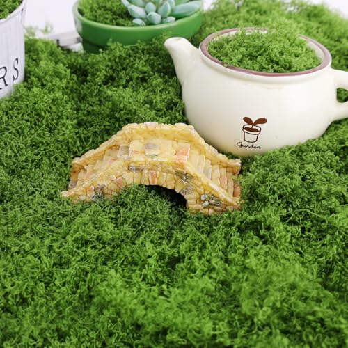 30g Artificial Green Moss for DIY Decorative Moss Table Centerpieces Decor - color: 30g