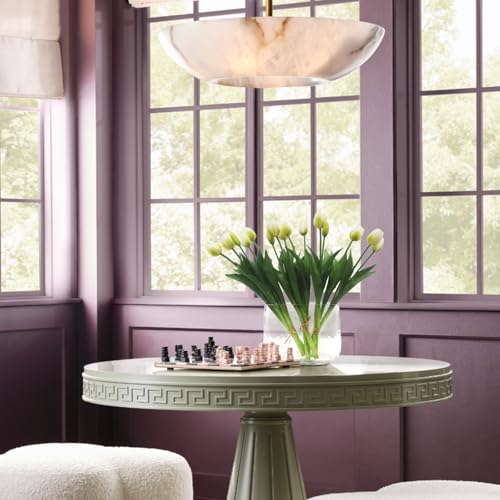 15pcs Artificial Tulips Flowers, Fake Tulips Real Touch, Faux Latex Bouquets, for Party Wedding Home Room Decoration (White) - color: White, size: 15.75in