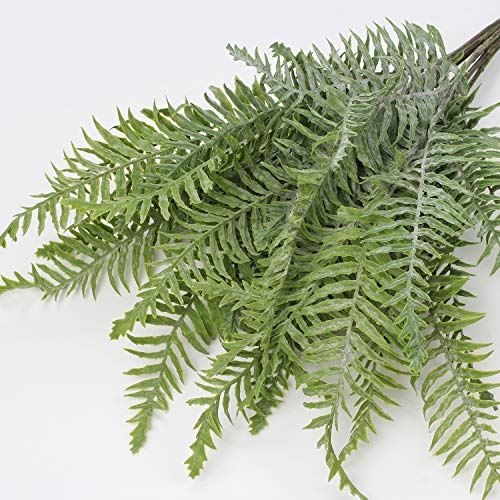 Briful 30" Artificial Boston Fern Plants Bushes Fake Shrubs Bush Greenery Plants Faux Fern Plant Large for Outdoors UV Resistant Garden Plants or Home Office Desk Indoor Decor 3pcs - color: Style #4