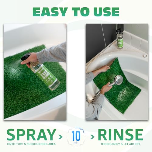 Paws and Play Turf Cleaner for Pet Urine Outdoor and Indoor | Artificial Grass Dog Urine Cleaner That Cleans and Deodorizes Pet Waste on Fake Grass For Dogs - 32 Fl Oz (Single) - size: 32 Fl Oz (Pack of 1)