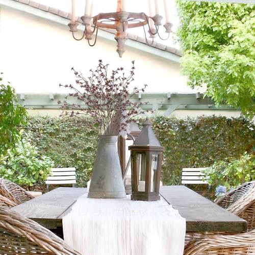 3 Pcs Cherry Blossom Branches Artificial Flowers for Spring Summer Indoor Decoration Faux Cherry Blossom Long Stems Fall Silk Fake Flowers for Tall Vase Arrangements Home Wedding Table Brown - color: Brown