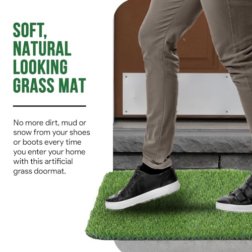 MAYSHINE Fake Grass for Dogs, Artificial Turf Grass Indoor Outdoor, Mat for Dogs Soft Blades, Cesped Artificial for Patios, Dog Astro Turf for Balcony, Quick Clean, Easy Rinse Patio Rug, 70"x40" - size: 70" x 40", style: Without Drainage Holes