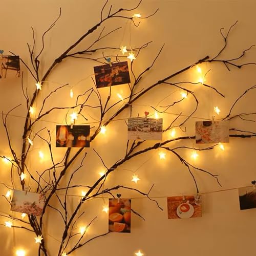4Pcs Bendable Realistic Artificial Tree Branches Faux Cherry Blossom Wood Craft Twigs Garland Grape Cane Vines Plants Stick Wall Hanging Climbing Limbs For Jungle Event Party Halloween Arch Decoration