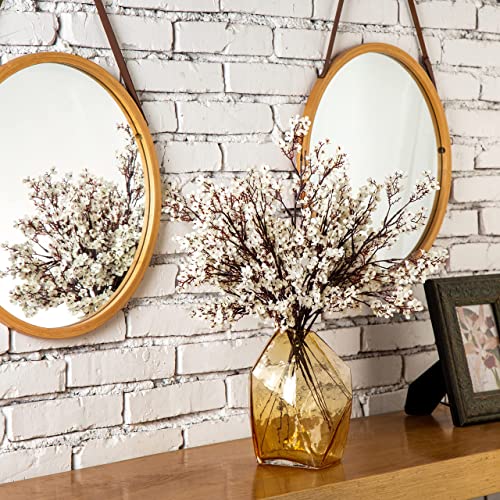 10 Pcs Babys Breath Gypsophila Artificial Flowers Bouquet Fake Silk Flowers Real Touch Flowers for Home Wedding Centerpiece Arrangement Festival Party Decoration(White)