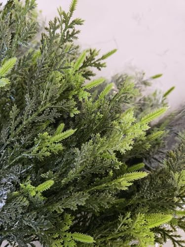 Toprooms Artificial Plants Outdoor, UV Resistant Artificial Plants, Fake Plants for Outdoor Porch Decor Lifelike Fake Bushes Greenery for Home Farmhouse Yard Decorations(Outdoor Faux Plants, 12 Pcs) - color: Outdoor Faux Plants