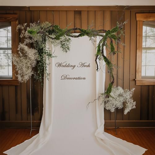 1Pcs 78.9inch Large Bendable Artificial Craft Moss Garland Faux Tall Tree Trunk Branches Grape Vines for Halloween Haunted Mansion Wedding Arch Room Outdoor Mantel Wall Hanging Forest Greenery Decor