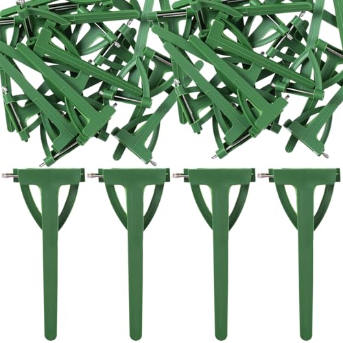 Boutonniere Safety Pins, Plastic Corsage Pins Safety Clips for Bride Groom, Tiny Boutonniere Brooch Supplies - color: Dark Green-20pcs-triangle