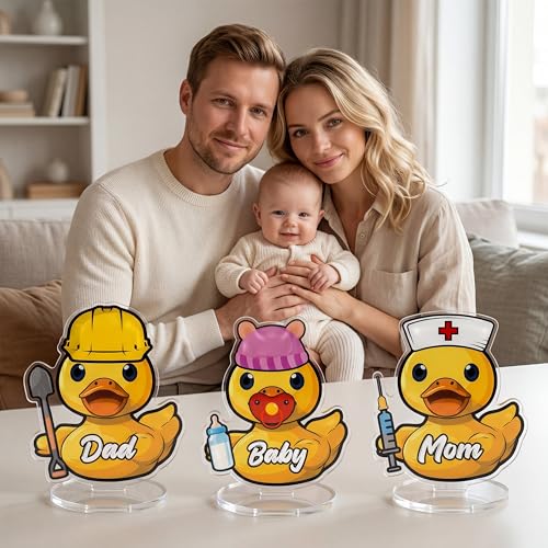 Custom Duck Acrylic Standee Personalized Name & Costume Funny Duck Desktop Decorations, Duck Decor Gift for Birthday Party, Christmas, Halloween (Duck) - color: Duck