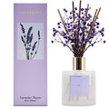 Cocorrína Premium Reed Diffuser Set with Preserved Baby's Breath & Cotton Stick Lavender Thyme | 6.76 Fl.oz Scent Diffuser for Bedroom Bathroom Home Décor - size: 6.7 Ounce/1pack