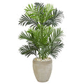 Nearly Natural Paradise Palm Artificial Tree in Sand Colored Planter