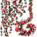 Alotiki 16 Pcs 131.2 FT Flower Garland,Rose Garland,Pink Flower Vines for Decoration, Wedding, Garden, Wall Decoration,Backdrop,Bedroom,Birthday Party - size: Pink - 16 pcs