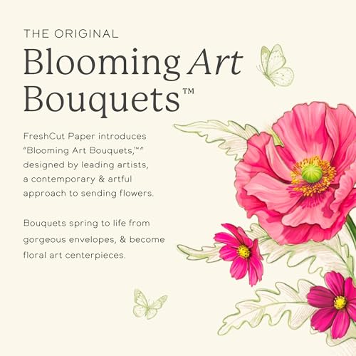 Freshcut Paper Grande Japanese Cherry Blossoms 20 Inch Life-Sized 3D Pop Up Card – Greeting Card, Birthday, Mothers Day, Thank You, Gifts for Mom and Her – Includes Notecard and Envelope - color: Japanese Cherry Blossoms, size: Grande
