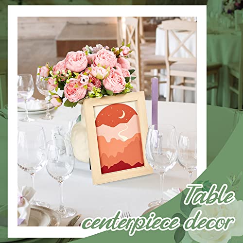 Jexine Artificial Peonies Flowers Bouquet Silk Faux Peony Fake Peonies Artificial Flowers Bouquets for Vase Floral Arrangements Wedding Home Table Decoration(White, Pink,12 Bundles) - color: White, Pink