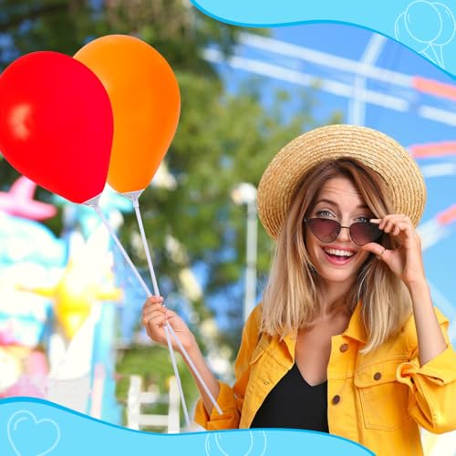 Apoulin Balloon Sticks - 50Pack Balloon Stick and Cup for Party Wedding - size: 50Pack
