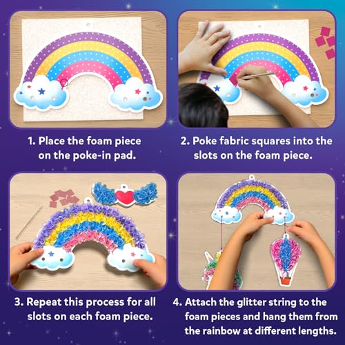 Skillmatics Poke-in Art - Magical Unicorn Dream Decor, Mess-Free Fun for Kids, DIY Wood Craft Kits, Screen-Free Activity, Gifts for Ages 4, 5, 6, 7, 8, 9 - style: 4. Unicorn Dream Décor