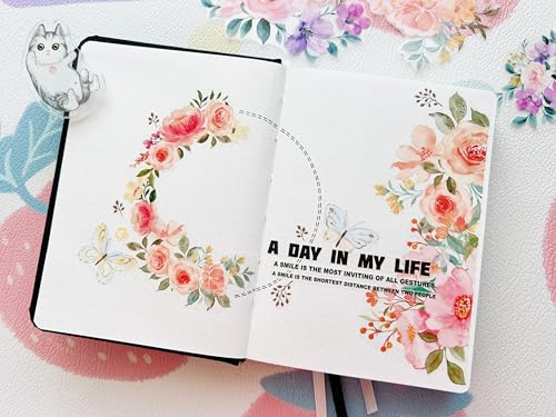 WT Floral PET Tape for Scrapbook Junk Bullet Journaling Supplies, Colored Masking Decorative Tape for Bible Study and Craft Supplies, Width 6cm, Length 5 M(Flower Corridor Wide PET Tape, One Roll) - color: WT Flower Corridor PET Tape