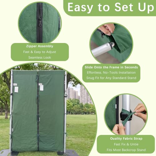 rosemorning 4x8FT Green Artificial Flower Wall Backdrop,5D Silk Flower Wall Panel for Wedding Party Birthday Baby Shower Photo Booth Decor Easy to Install Reusable - color: Sandelwood-Green, size: 4Ft*8Ft