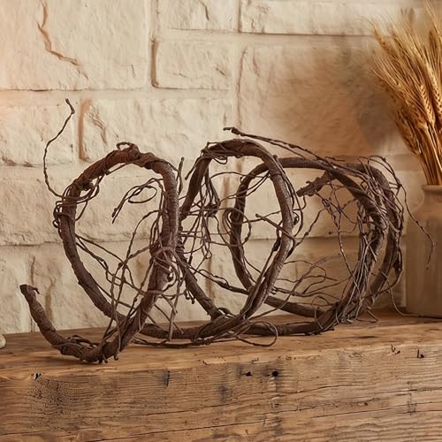 118" Flexible Medium Artificial Fake Reptile Climb Plants Tree Branches Twigs Cherry Blossom Cane Wall Hanging Wreath Fall Tree Trunk Stem GrapeVines Garland Garden Halloween Jungle Mantel Decoration - size: Medium