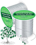 FIVEIZERO 18 Gauge&9 Gauge Aluminum Craft Wire,1mm/3mmArmature Wire for Sculpting, Bendable Metal Wire for Jewelry Making, Wire Wrapping, Floral Sculptures,Clay & Christmas Ornaments Crafting(Sliver) - size: 18+9 Gauge