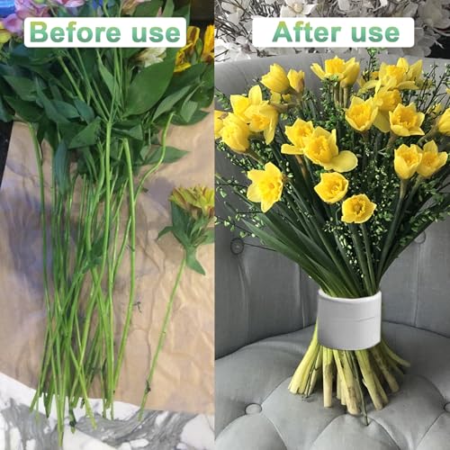 4 Pack Flower Arrangement Holder for Vase, Spiral Blossom Grid Flower Frog Stem Support, Ikebana Bouquet Tool (Clear) - color: Clear-4p