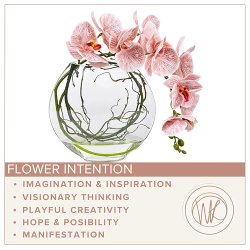 Just Imagine, Faux Floral Arrangement, Large-Size Premium Artificial Indoor Flower Display with Beautiful Blooms and Foliage - High Energy Natural Looking Floral - color: Just Imagine