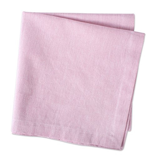 DII Chambray Kitchen, Tabletop Collection, Rose, Napkin Set - color: Rose, size: 20" x 20" (Set of 6)