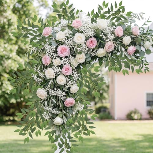 12PCS Artificial Ficus Leaves Stems Fake Flowers Greenery Filler Faux Hanging Green Leaf Plants Spray for Flower Arrangements, Floral Bouquet Wedding Faux Greenery Stems Silk Foliage Branches(Small) - color: 12pcs-small Ficus