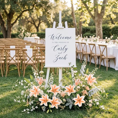 6PCS Artificial Lilies 26.7" Silk Lily Flowers with 12 Heads Fully Bloomed Lilies and 18 Buds, Long Stem Lilies Artificial Flowers for Home Party Wedding Easter Decor(Orange) - color: Orange